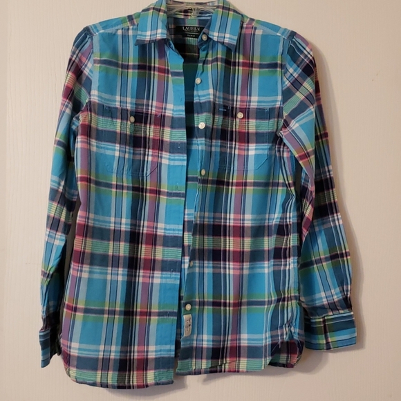 Plaid blouse - Picture 1 of 3